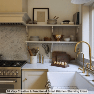 15+ Very Creative & Functional Small Kitchen Shelving Ideas You Need to ...