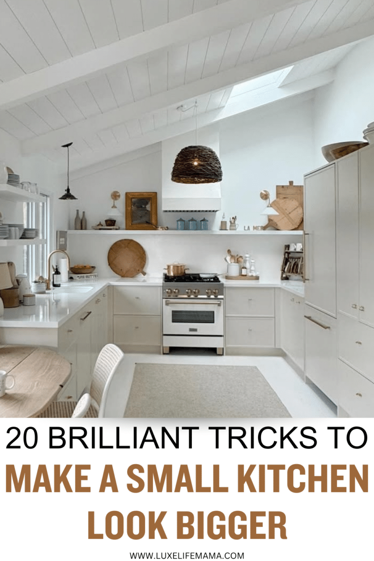 20 Brilliant Tricks to Make Your Small Kitchen Look Bigger and Brighter ...