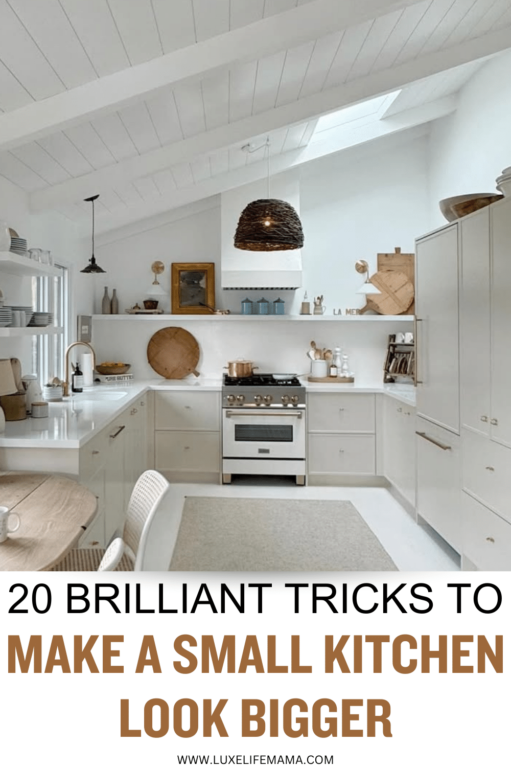 20 Brilliant Tricks to Make Your Small Kitchen Look Bigger and Brighter ...