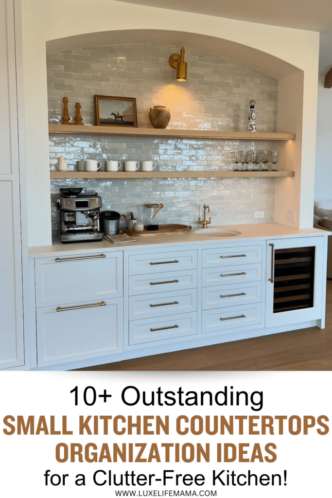 Small Kitchen Countertops Organization Ideas