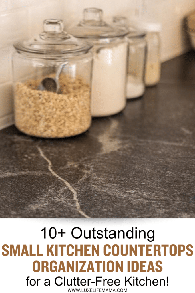 Small Kitchen Countertops Organization Ideas