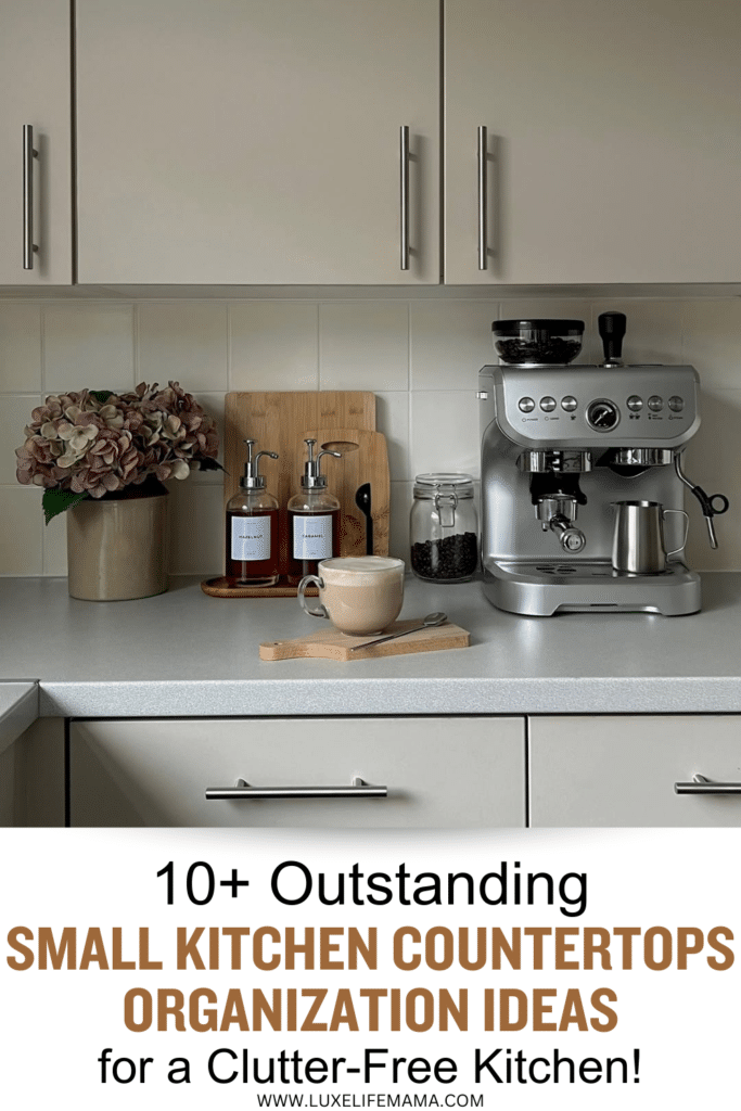 Small Kitchen Countertops Organization Ideas