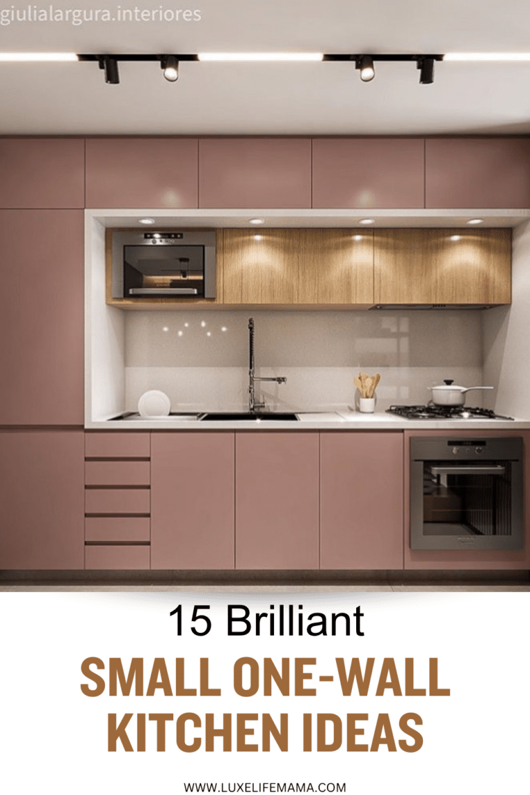 15 Brilliant Small One-Wall Kitchen Ideas To Maximize Space & Style ...