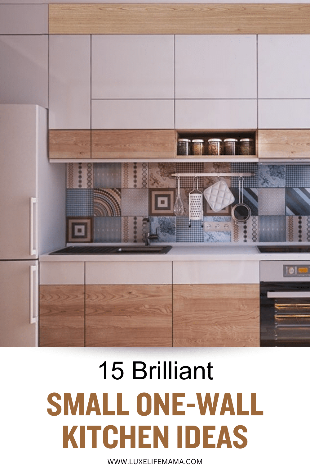 15 Brilliant Small One-Wall Kitchen Ideas To Maximize Space &amp; Style ...
