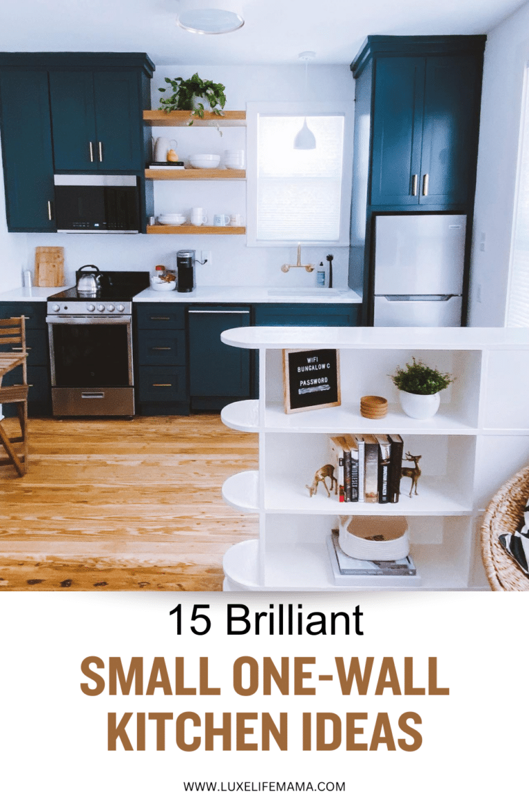 15 Brilliant Small One-Wall Kitchen Ideas To Maximize Space & Style ...