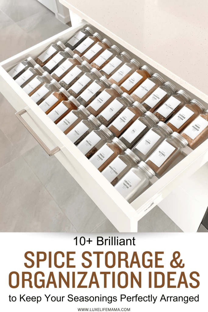 Spice Storage & Organization Ideas
