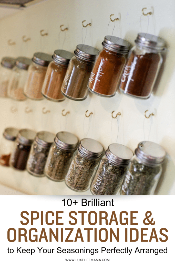 Spice Storage & Organization Ideas
