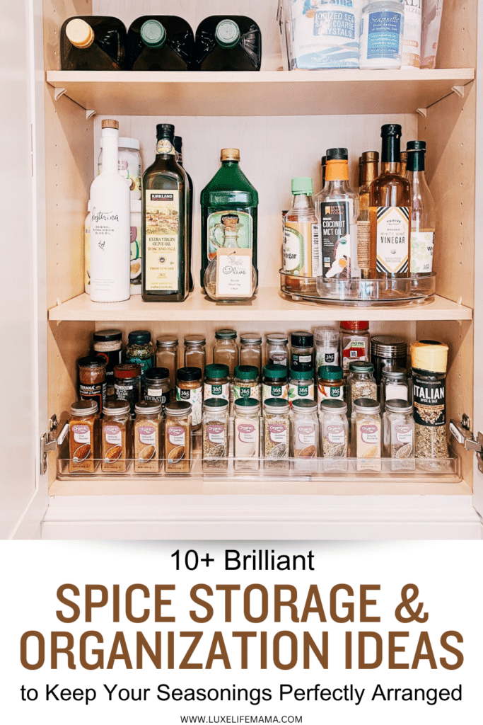 Spice Storage & Organization Ideas