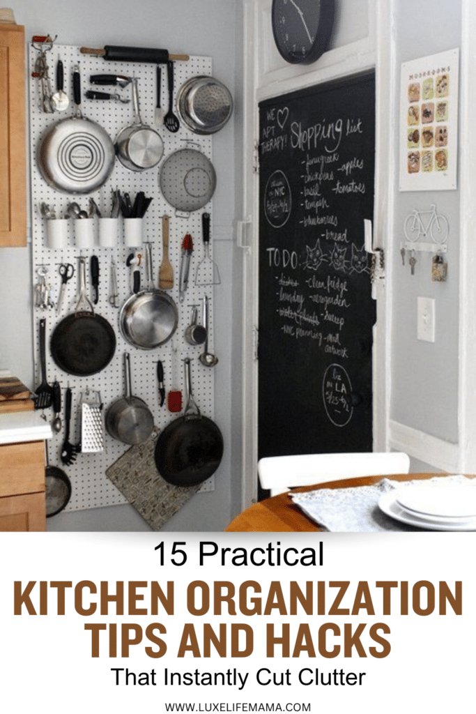 Kitchen Organization Tips and Hacks