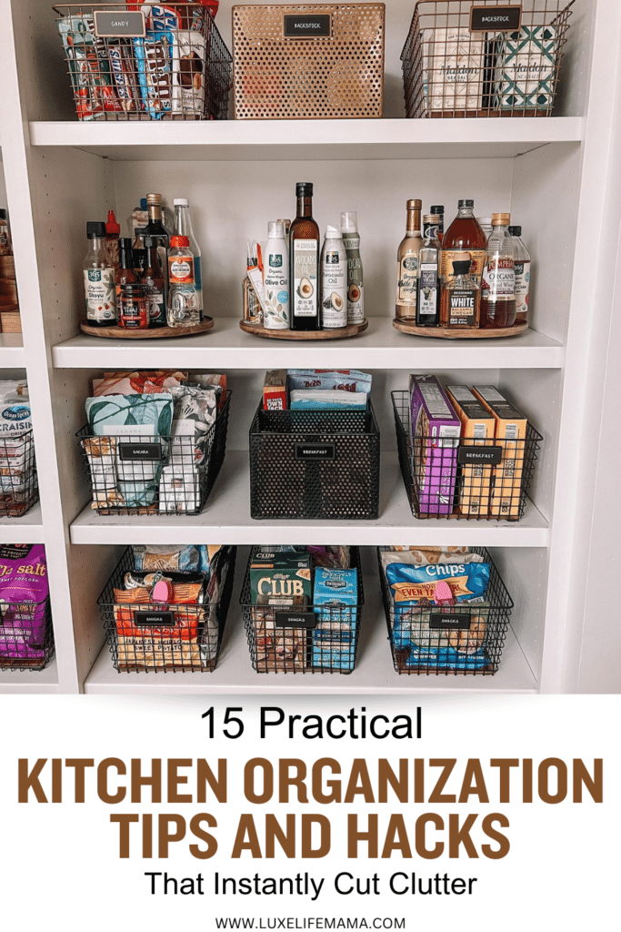 Kitchen Organization Tips and Hacks