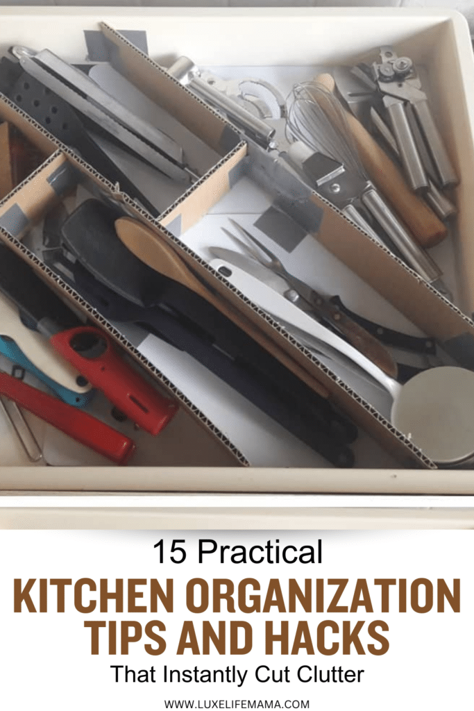 Kitchen Organization Tips and Hacks
