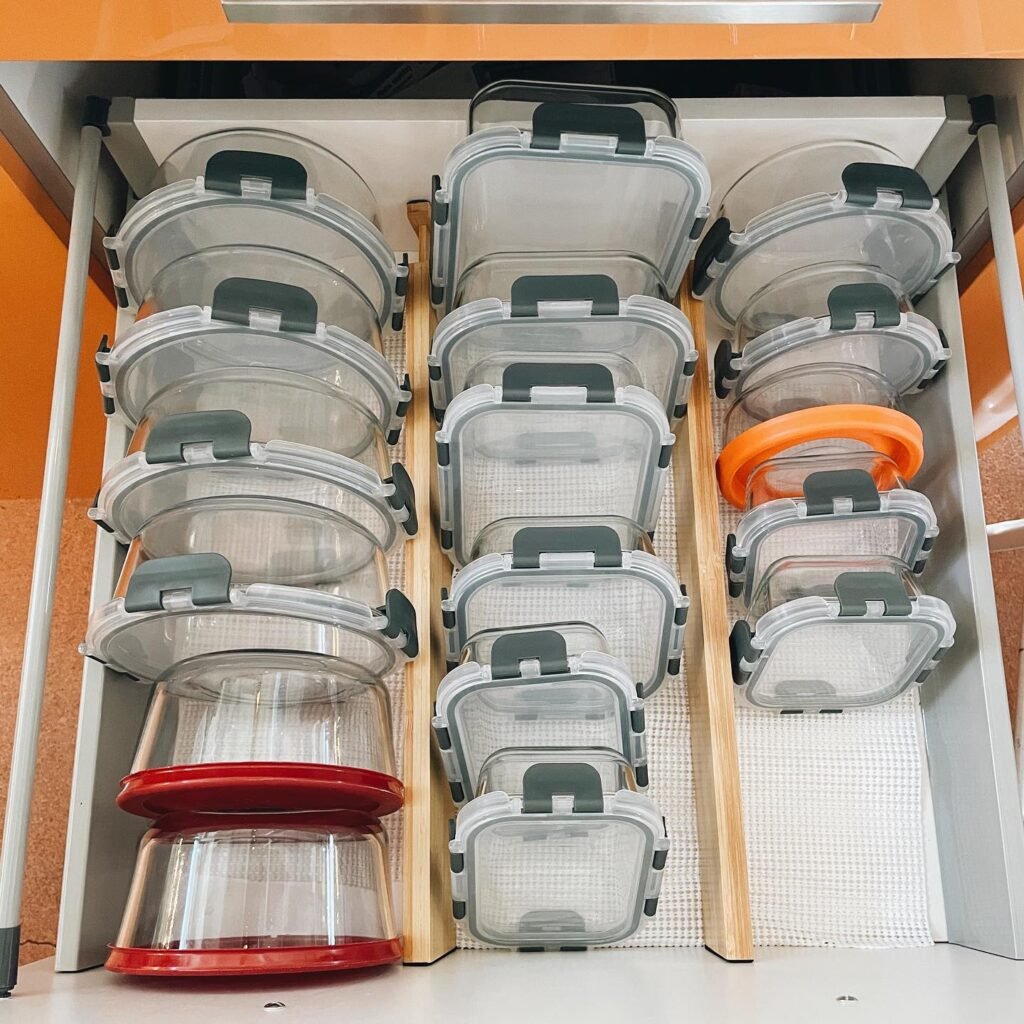 Tupperware Organization Ideas