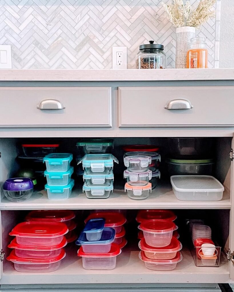 Tupperware Organization Ideas