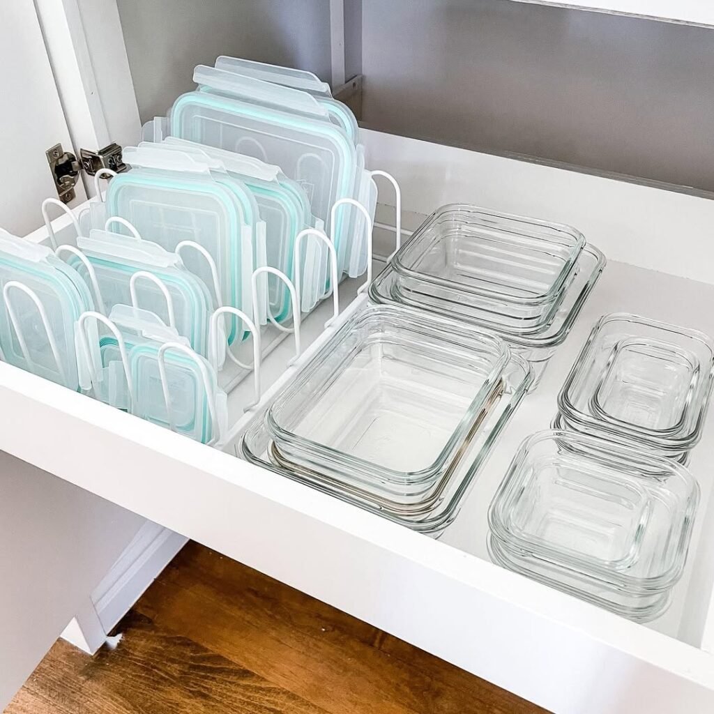 Tupperware Organization Ideas