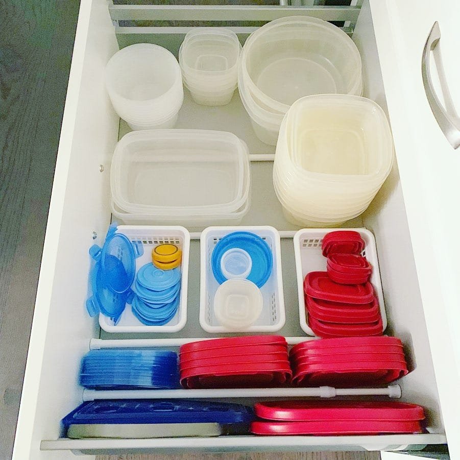 Tupperware Organization Ideas