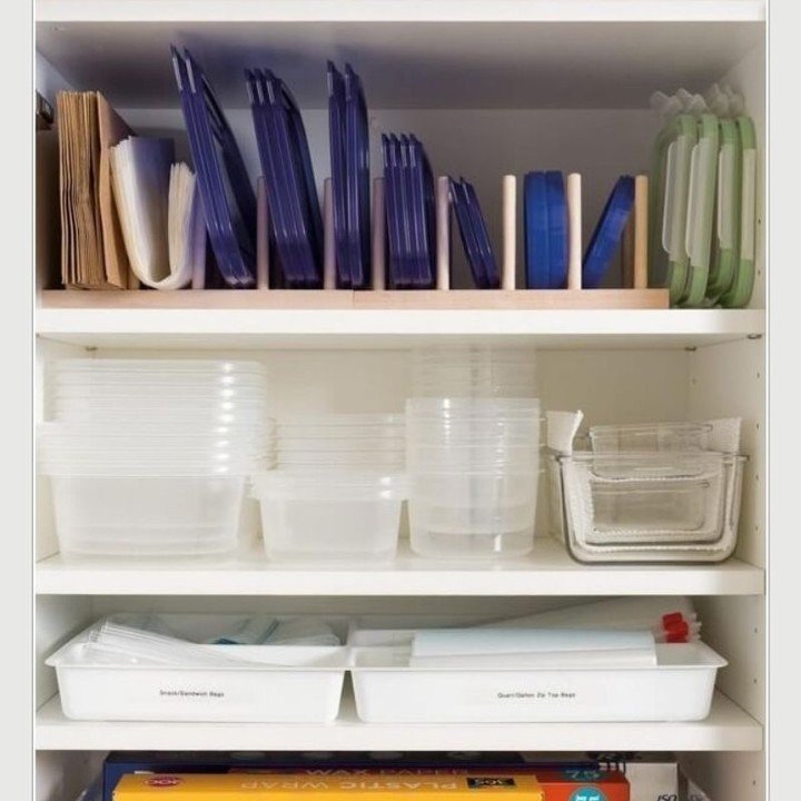Tupperware Organization Ideas