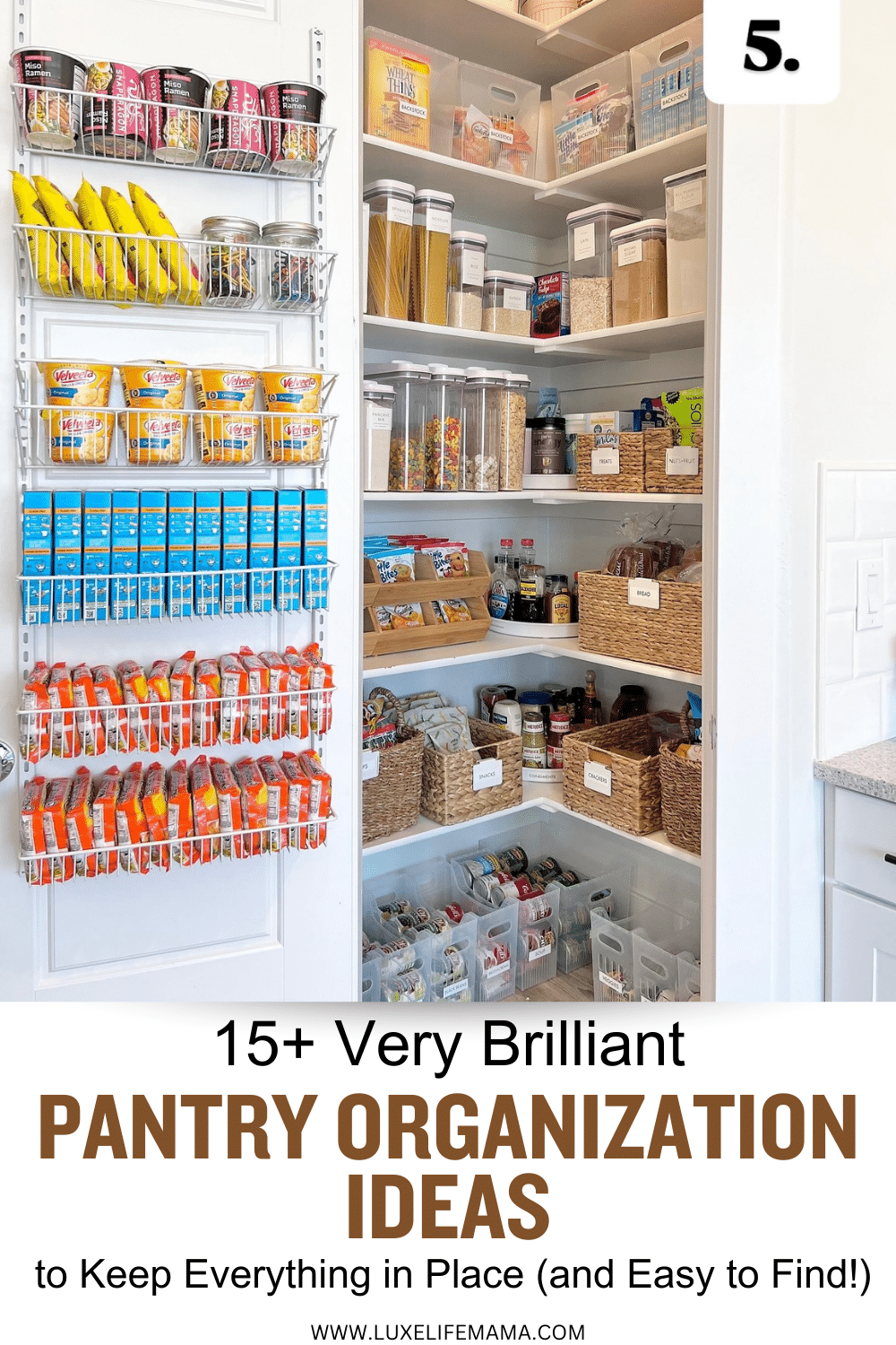 15+ Very Brilliant Pantry Organization Ideas to Keep Your Ingredients ...