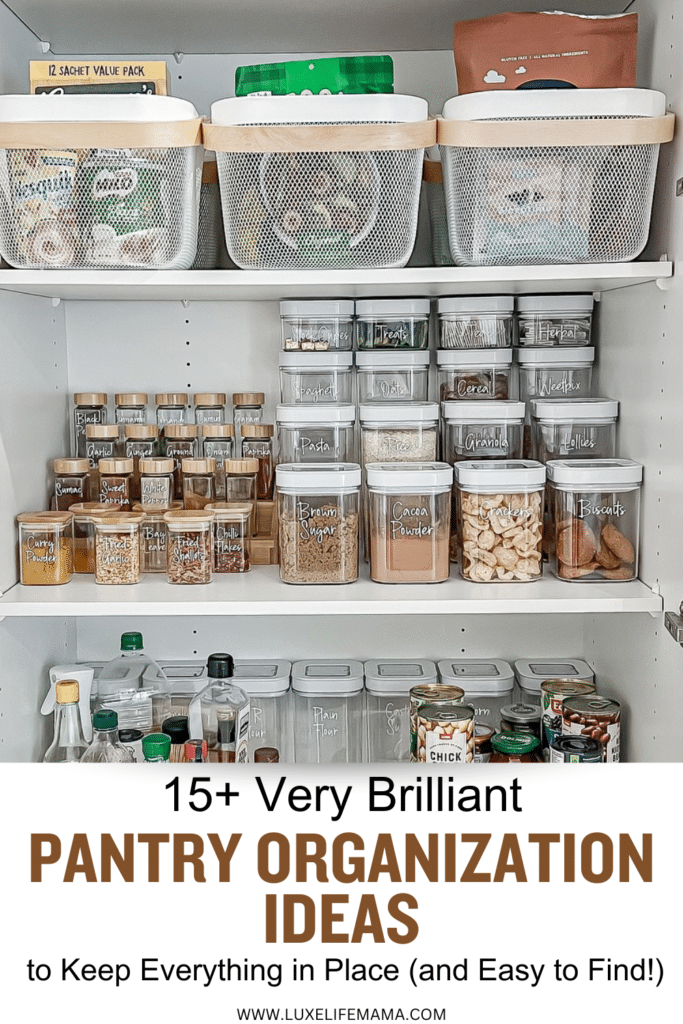 Pantry Organization Ideas to Keep Your Ingredients Perfectly Arranged