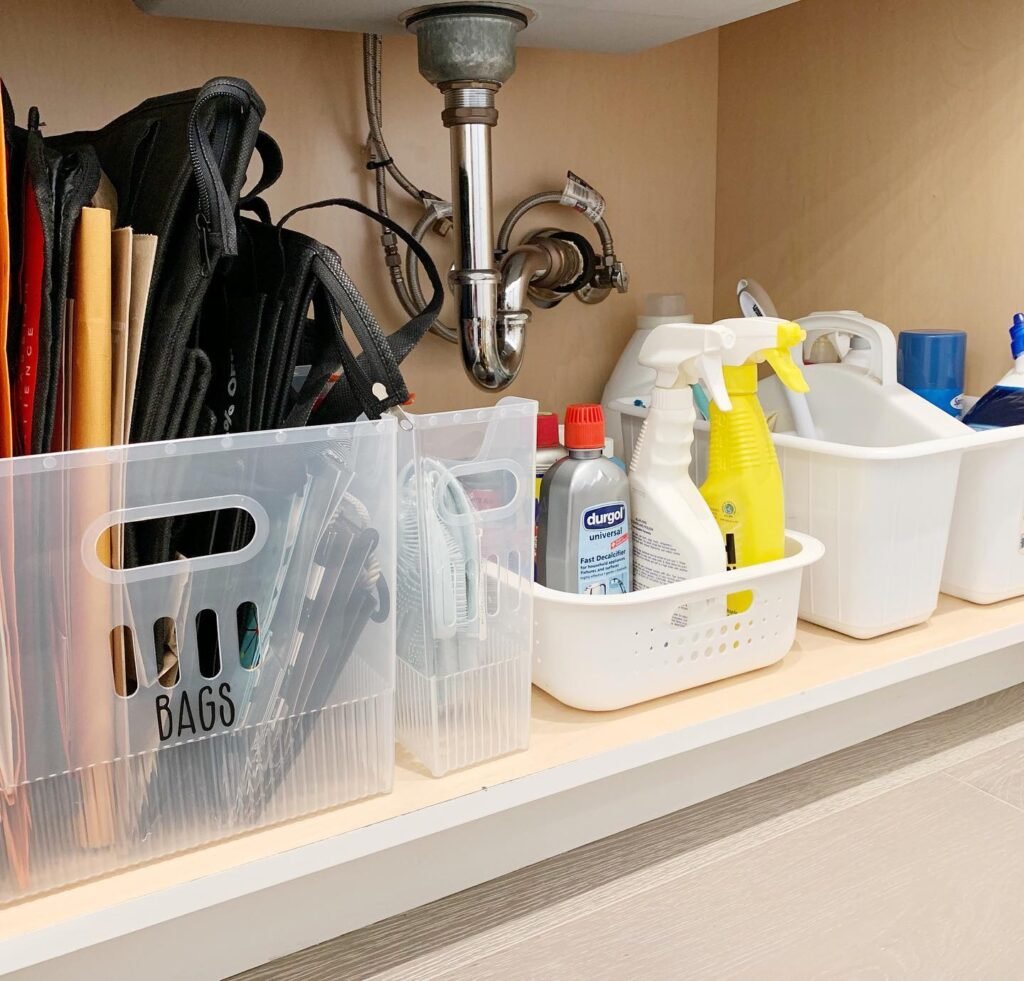 Under Kitchen Sink Organization Ideas