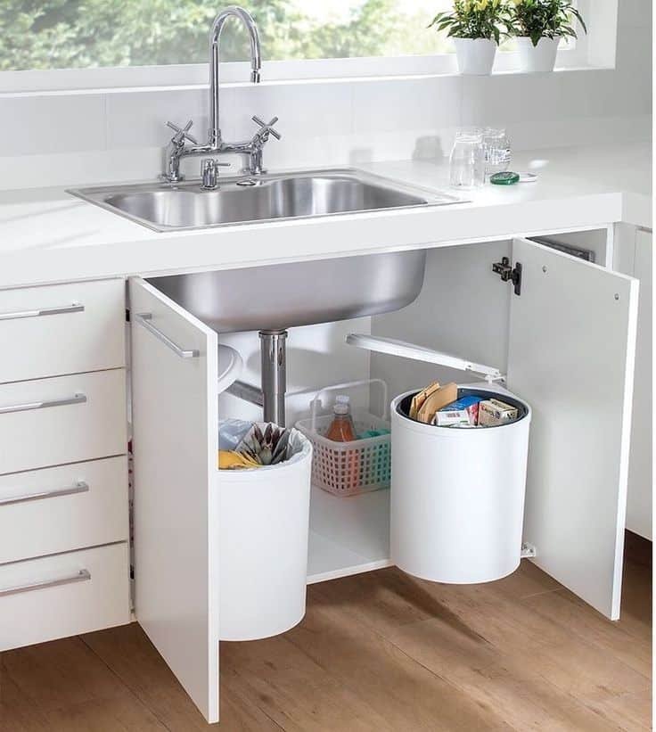 Under Kitchen Sink Organization Ideas