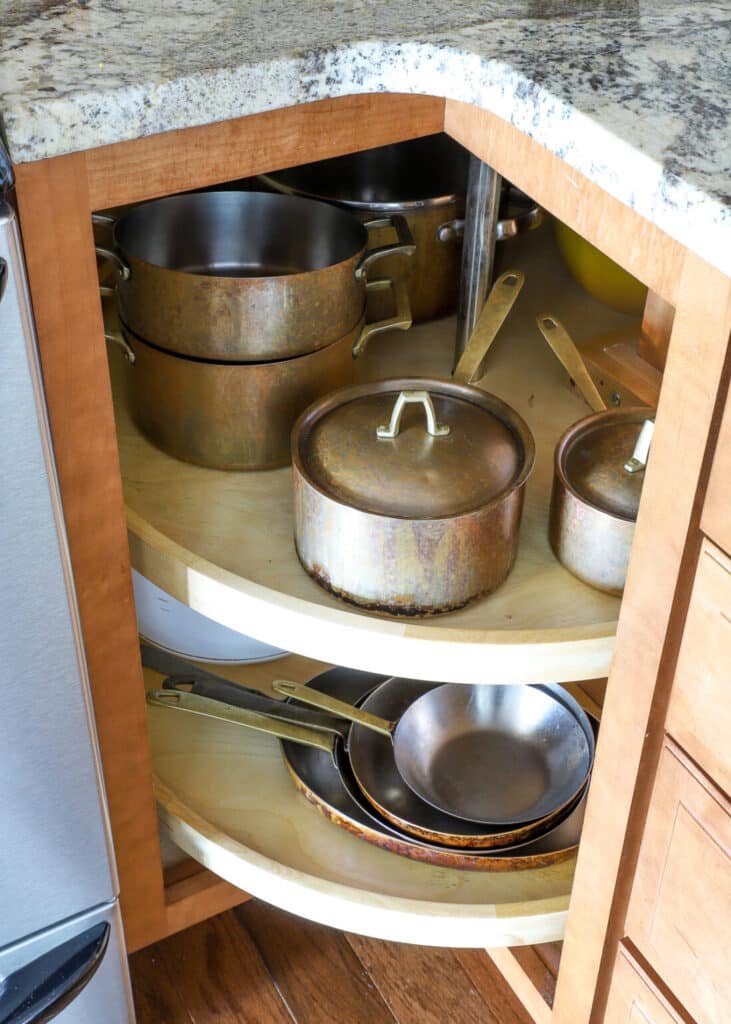 Kitchen Corner Cabinet Organization & Storage Ideas