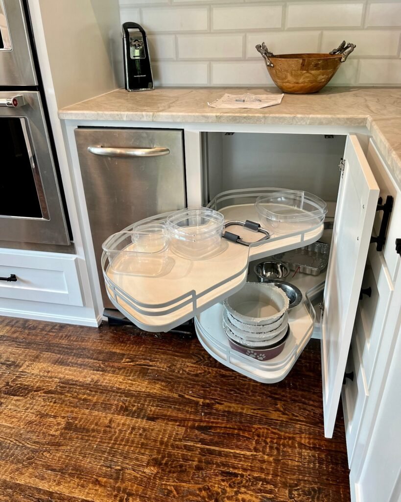Kitchen Corner Cabinet Organization & Storage Ideas