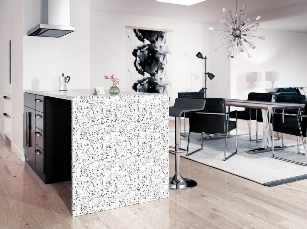Modern Black and White Kitchen Ideas 13