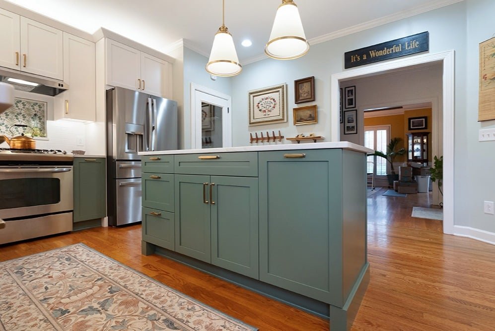 Modern Painted Kitchen Cabinet Color Ideas That Are Super Popular Right Now