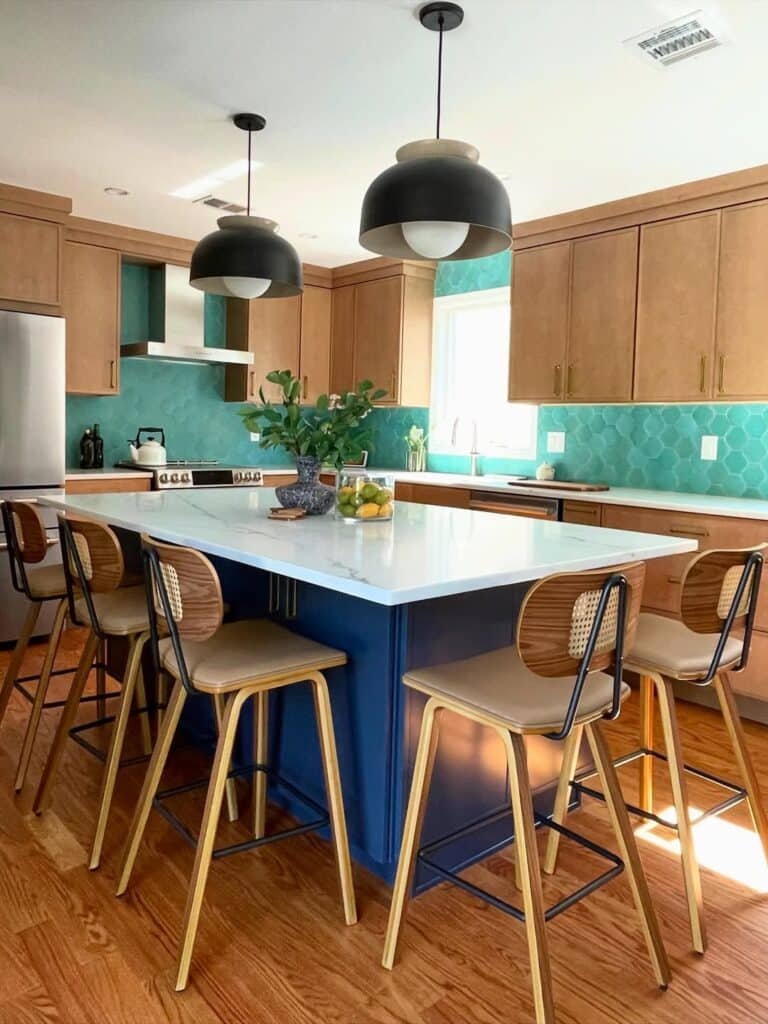 Playful Colorful Eclectic Kitchen Ideas 12