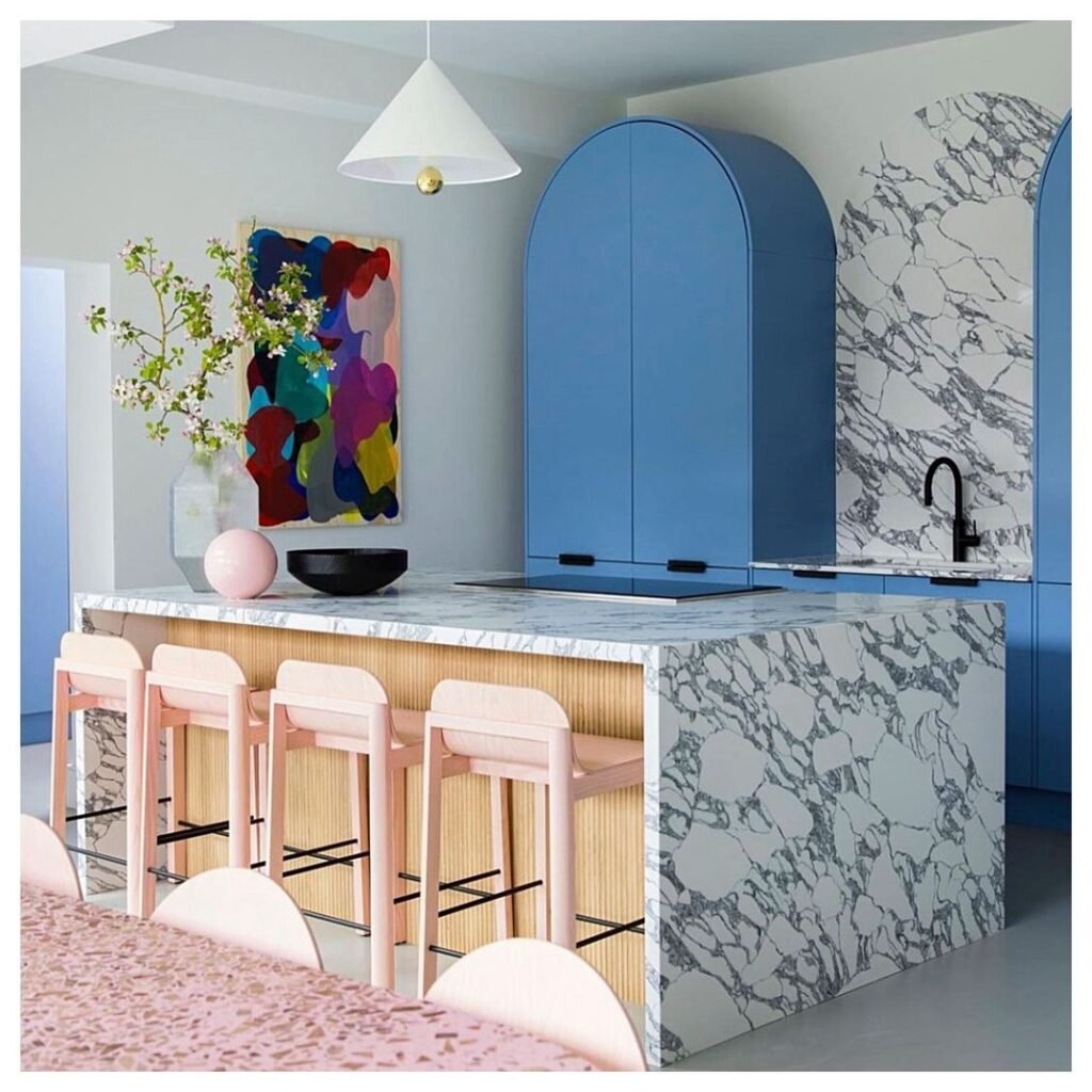 Playful Colorful Eclectic Kitchen Ideas 13