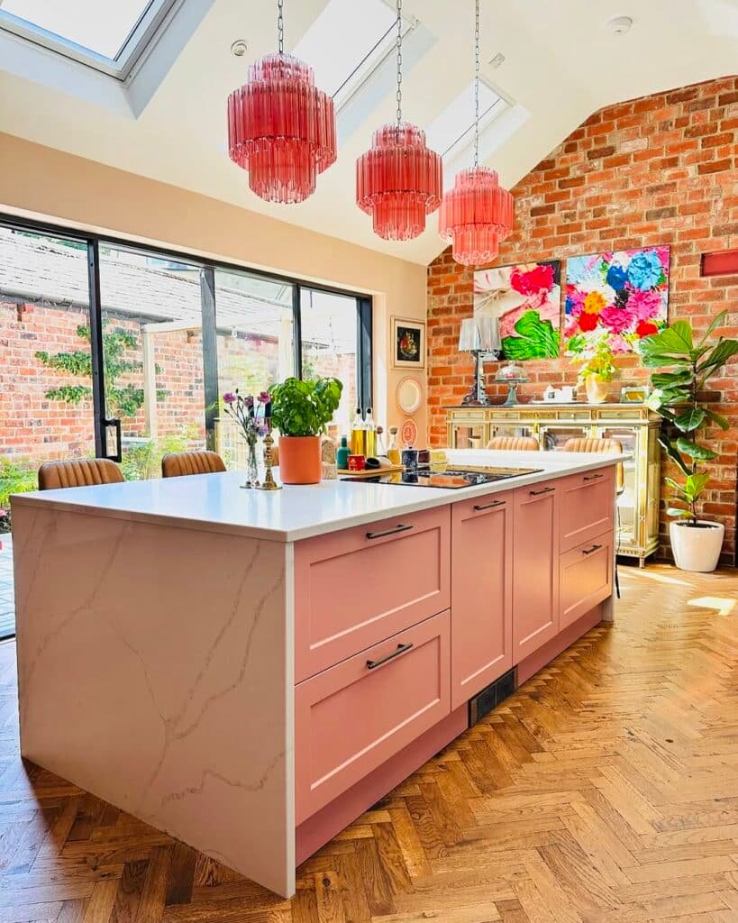 Playful Colorful Eclectic Kitchen Ideas 7