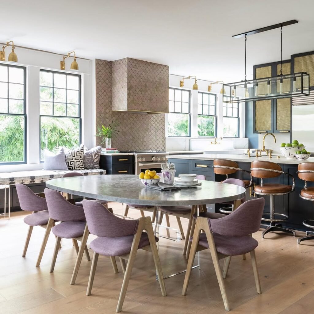 Playful Colorful Eclectic Kitchen Ideas 9