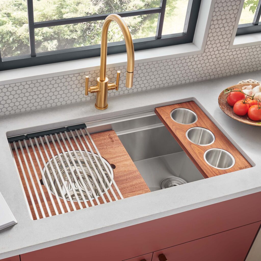 24 Unique Kitchen Sink Designs That Make Washing Up Feel Luxurious