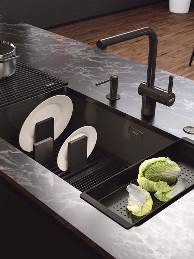 24 Unique Kitchen Sink Designs That Make Washing Up Feel Luxurious
