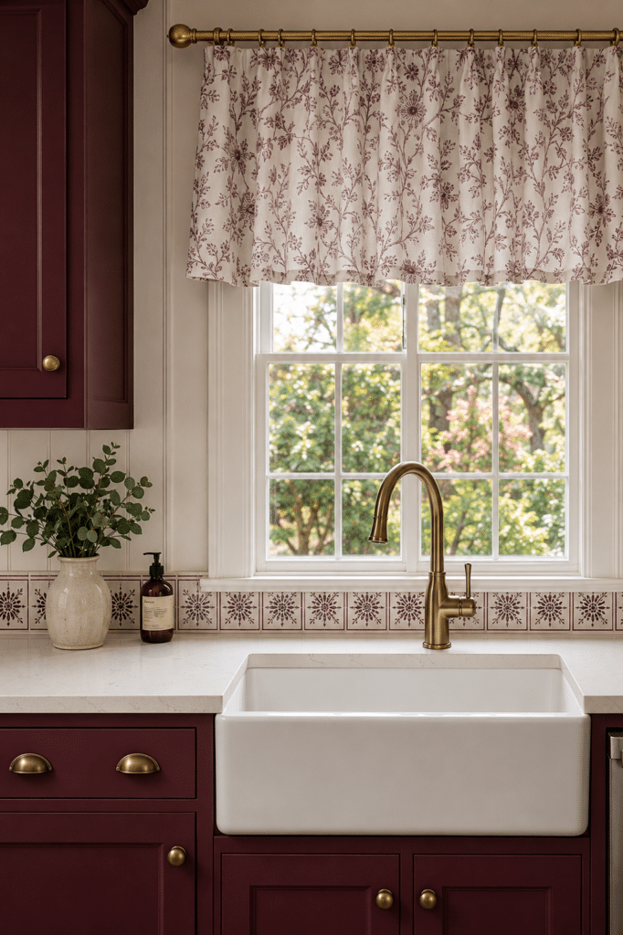 10 Suitable Above-Sink Kitchen Curtain Styles for Every Kitchen Design (Complete guide)