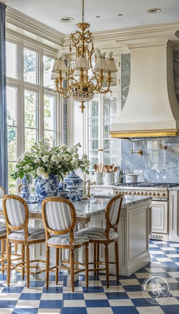 15+ Timeless Blue French Country Kitchen Ideas with European Charm
