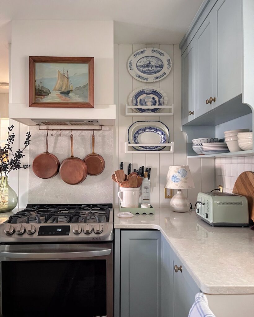 15+ Timeless Blue French Country Kitchen Ideas with European Charm