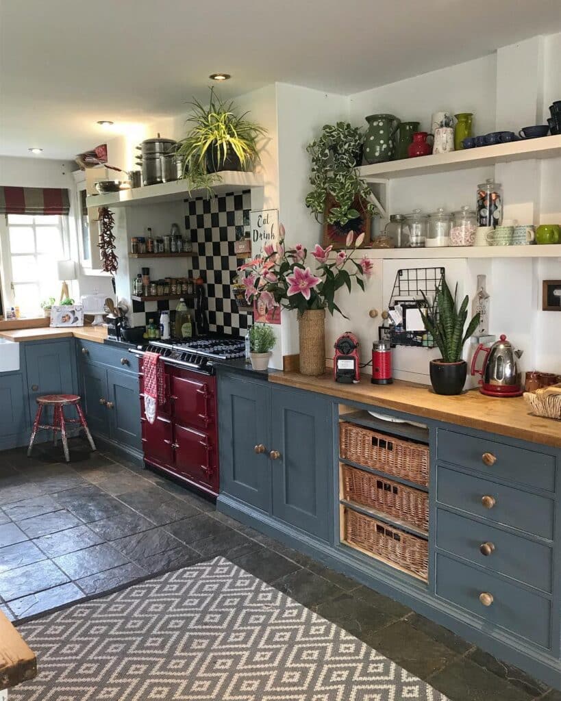 15+ Timeless Blue French Country Kitchen Ideas with European Charm